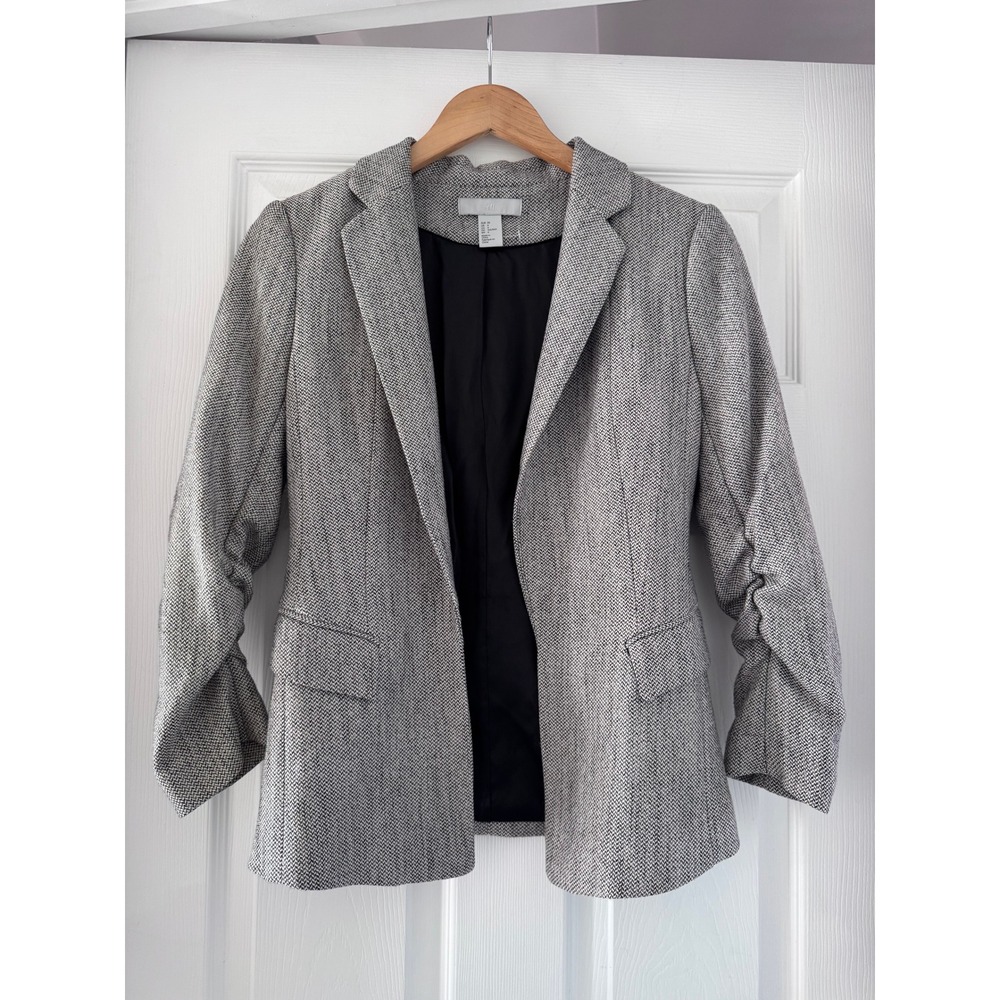 H&M Gray Tweed Blazer